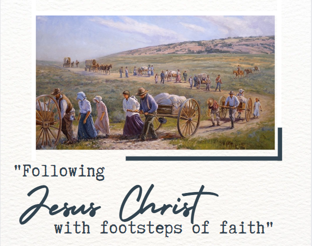 Following Jesus Christ with footsteps of faith
